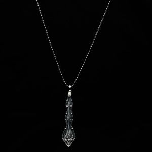 Sterling Silver Antique Knife Pendent